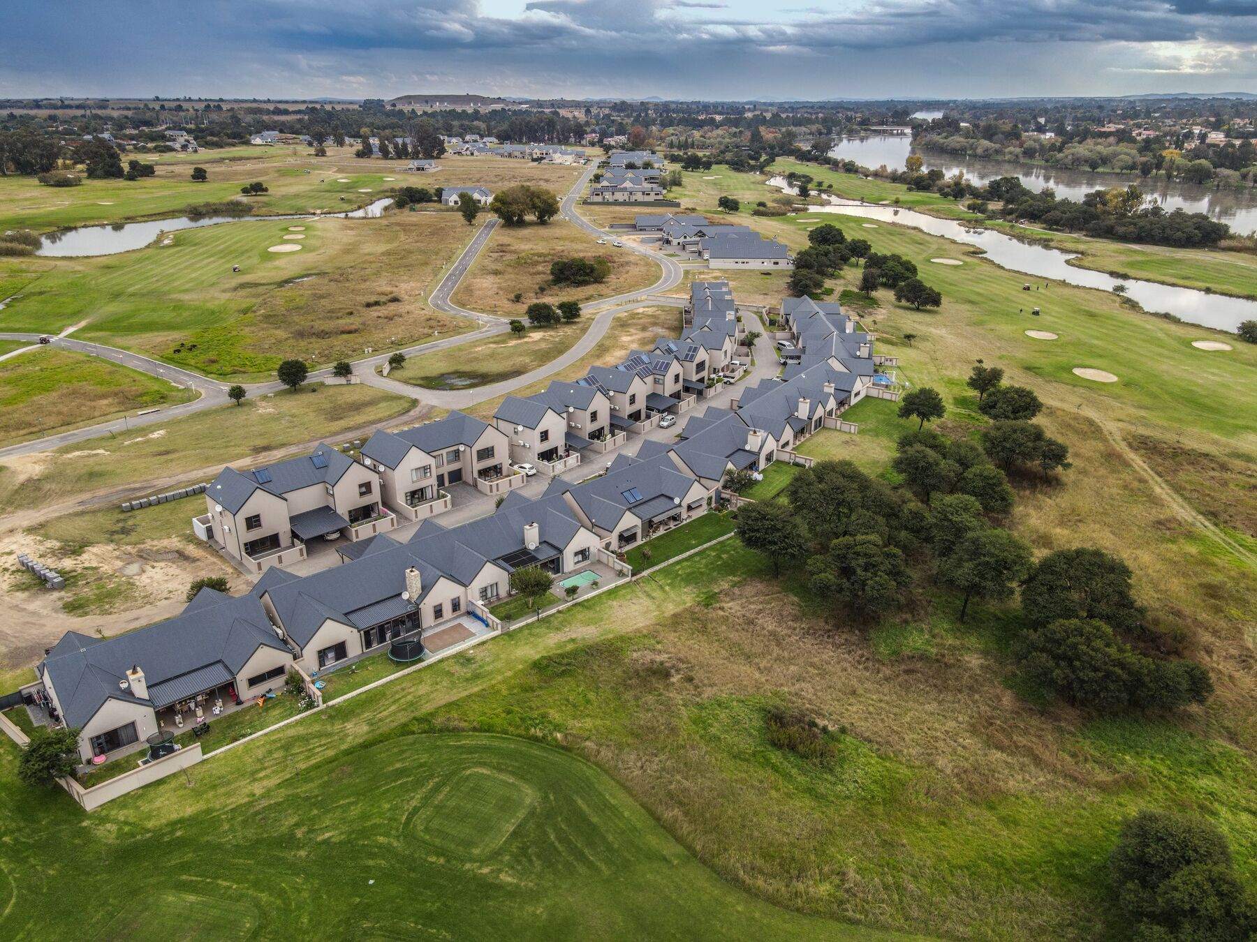 Heron Banks development from above